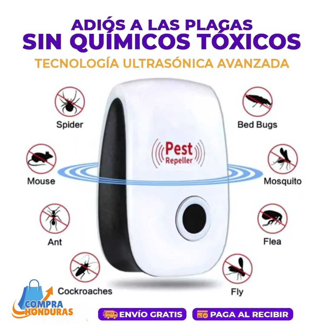 REPELENTE ELECTRÓNICO ULTRASÓNICO PLAGAS E INSECTOS