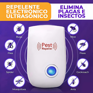 REPELENTE ELECTRÓNICO ULTRASÓNICO PLAGAS E INSECTOS