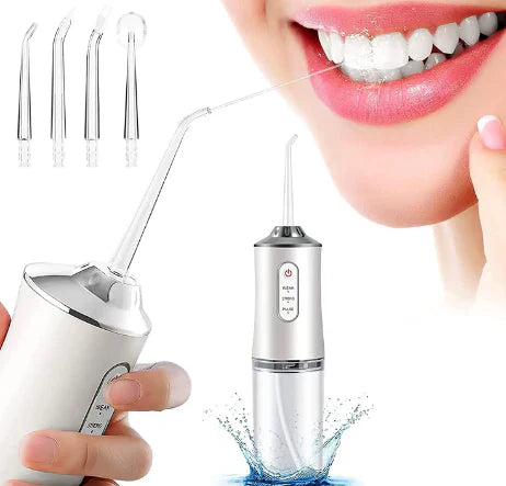 Irrigador Portátil 4 En 1 HidroDent - Sonrisa Perfecta Sin Dolor Ni Interrupciones Y En Tiempo Récord😁